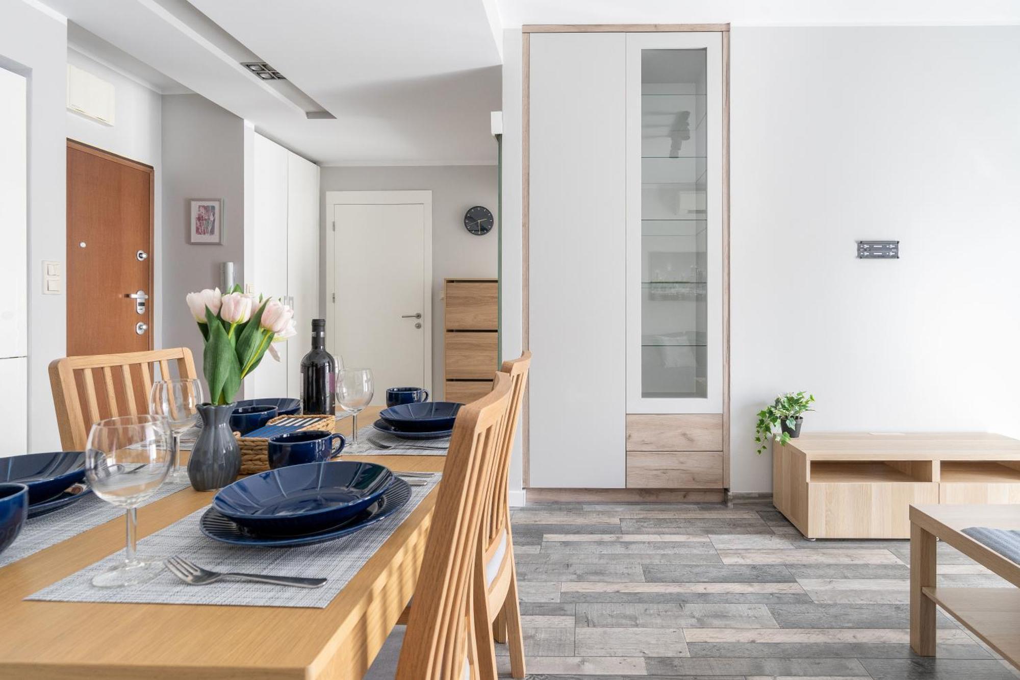 Angel Mint Apartment - Free Parking - Balcony クラクフ エクステリア 写真