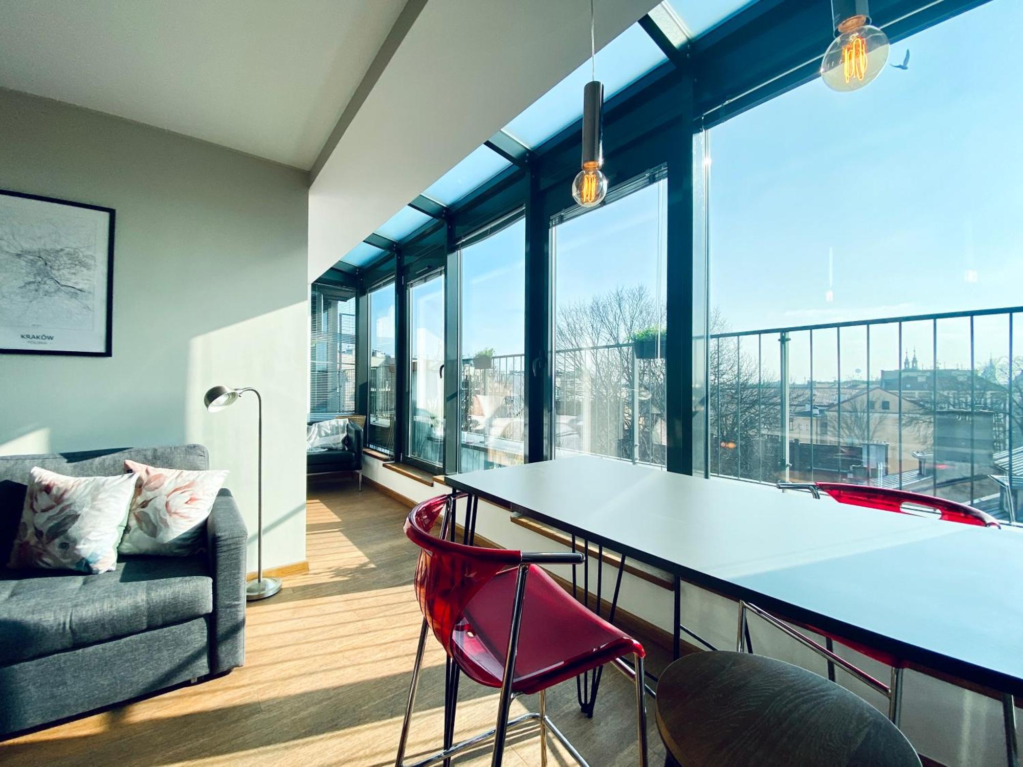 Angel Mint Apartment - Free Parking - Balcony クラクフ エクステリア 写真